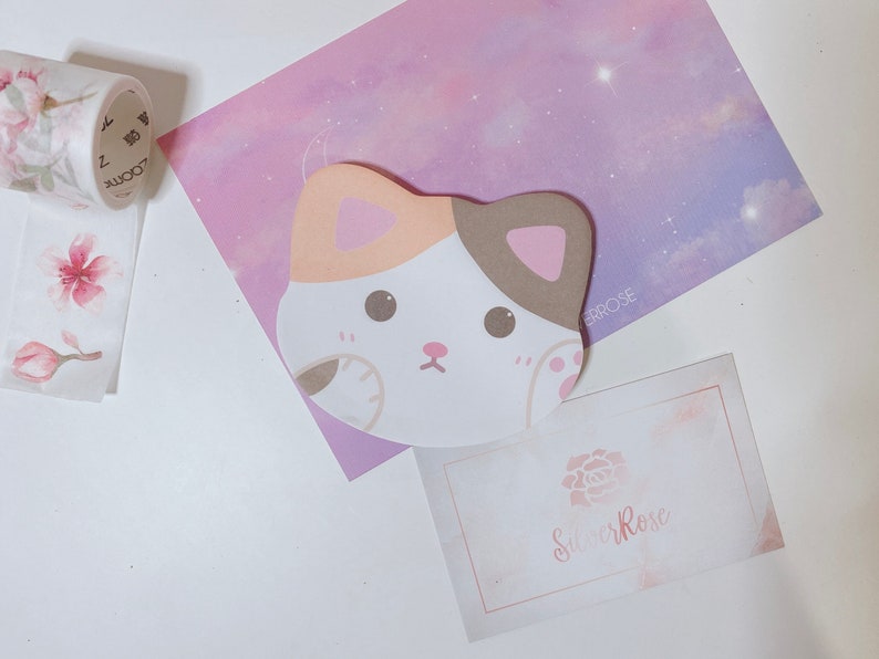 Cute Cat Sticky Notes