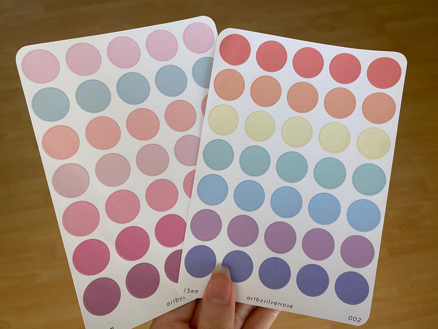 Dot Stickers 15/10mm [Matte]