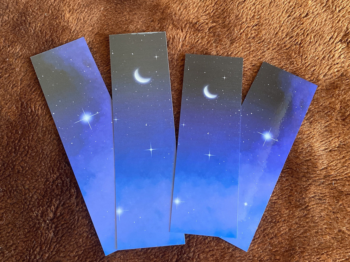 Night sky bookmark | double sided print & lamination