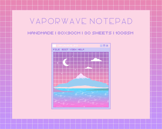 Aesthetic Vaporwave memo/note pads